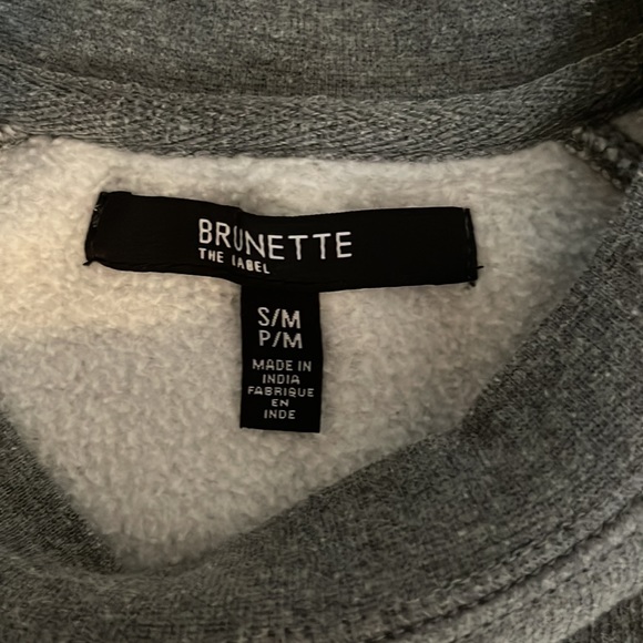 Brunette Gray “No Champagne No Gain” Sweater - Picture 3 of 3